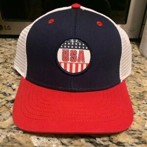 USA trucker hat snap back brand new